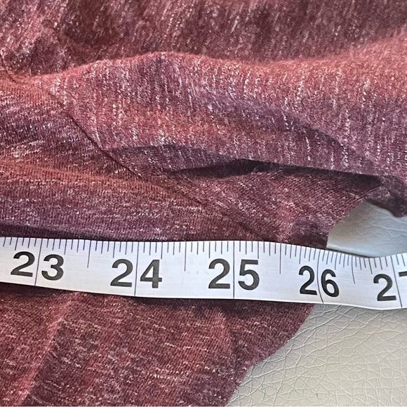 NWT Hawker Rye Mens Austin Space dye long sleeve Henley burgundy size XXL - Picture 9 of 10